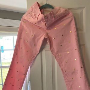 Lily Pulitzer pink crop jeans